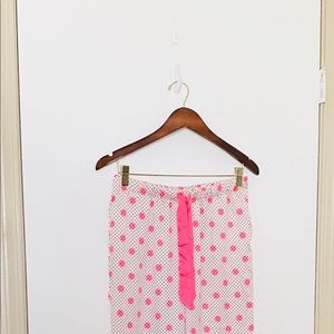 Victoria’s Secret: Sm Polka Dot Satin Sleep Pants